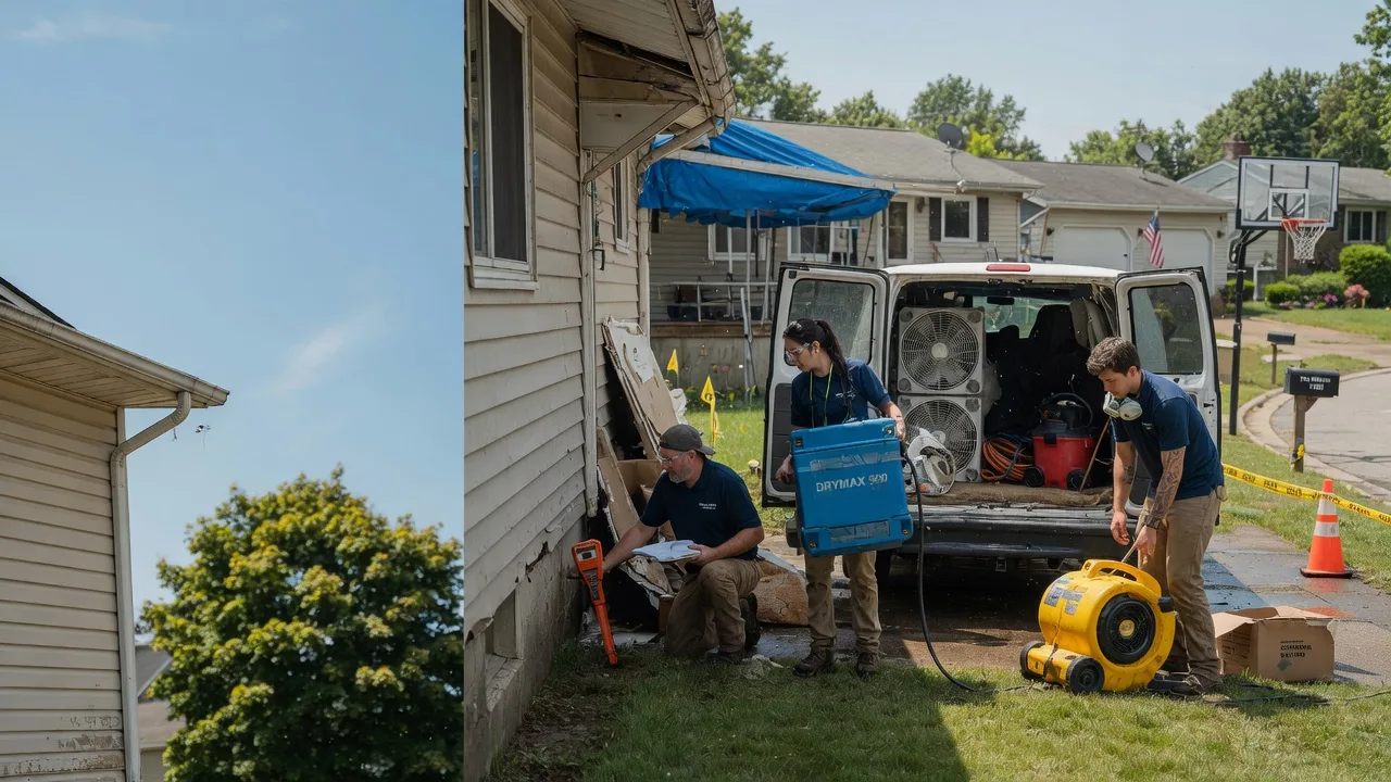 Ceiling Leak Cleanup in Lincoln Park, MI near me